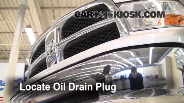 2011 Ram 1500 SLT 4.7L V8 FlexFuel Crew Cab Pickup Oil Change Oil and Oil Filter